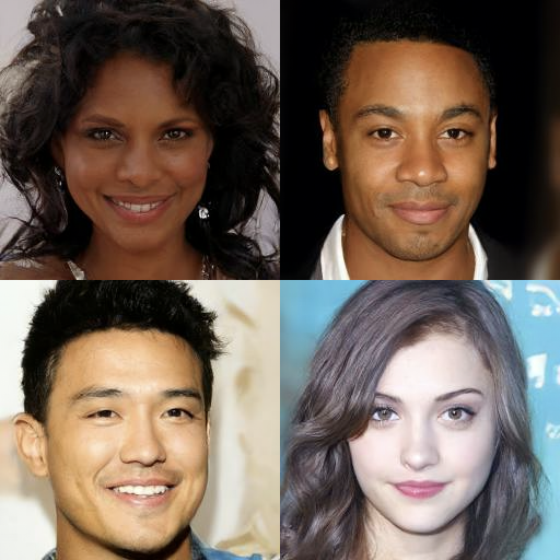 High-quality face images generated by DDPM